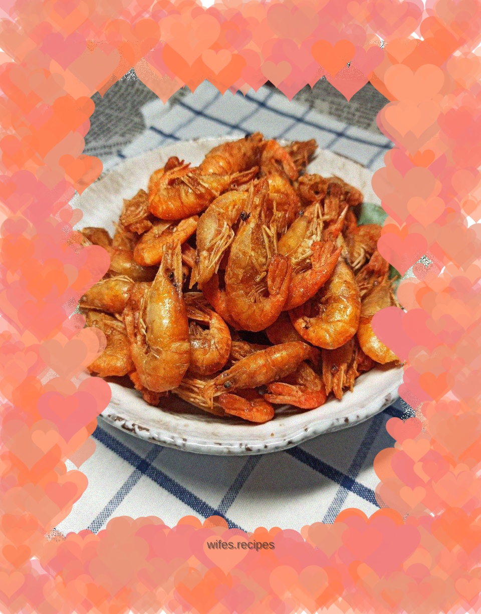 Crispy river shrimp