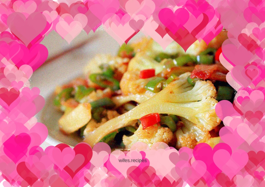 Stir-fried cauliflower