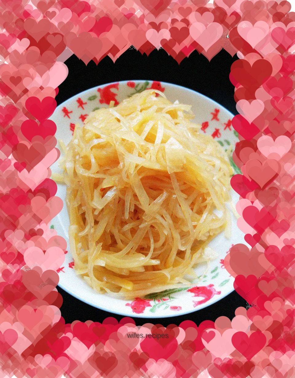 Cold Shredded Potatoes