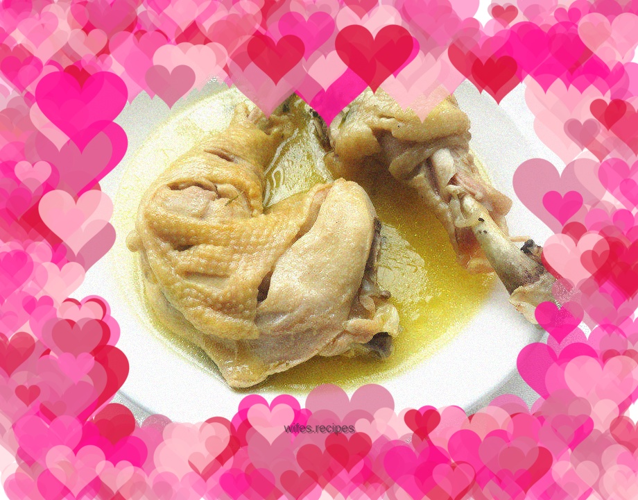 Salt baked chicken legs