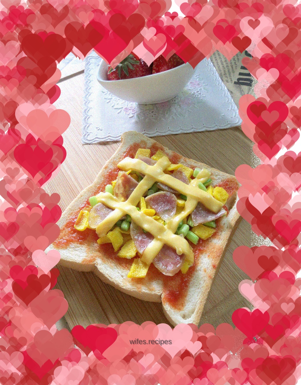 Toast pizza