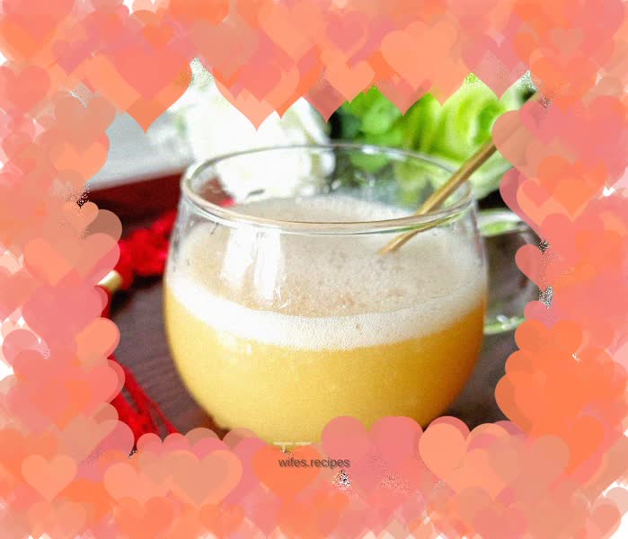 Prickly pear sweet pear juice