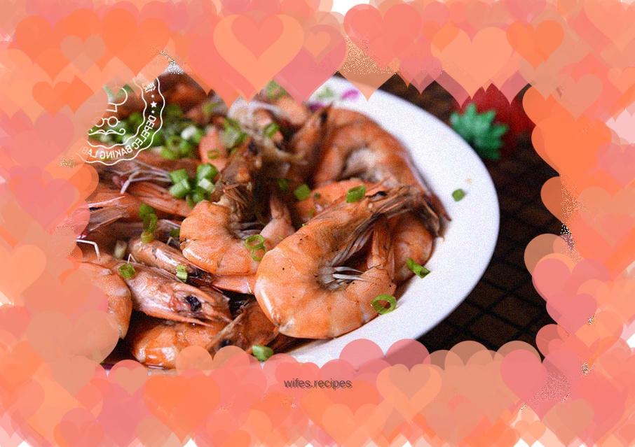 Steamed prawns