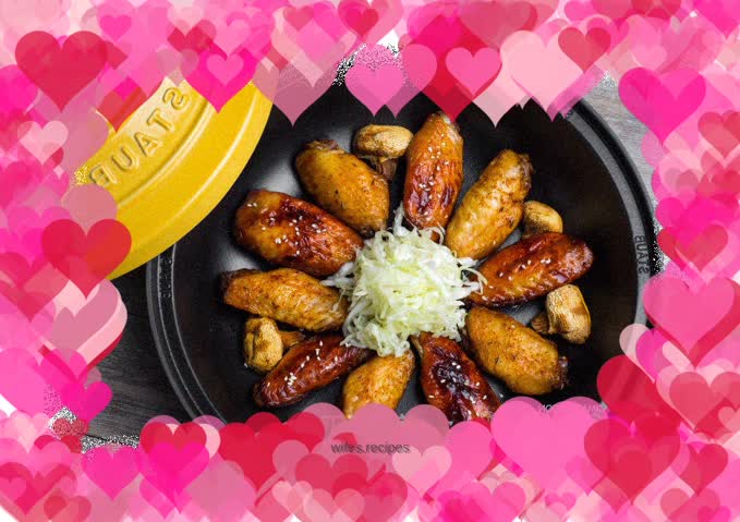 Use the oven to make grilled chicken wings - two-color grilled wings