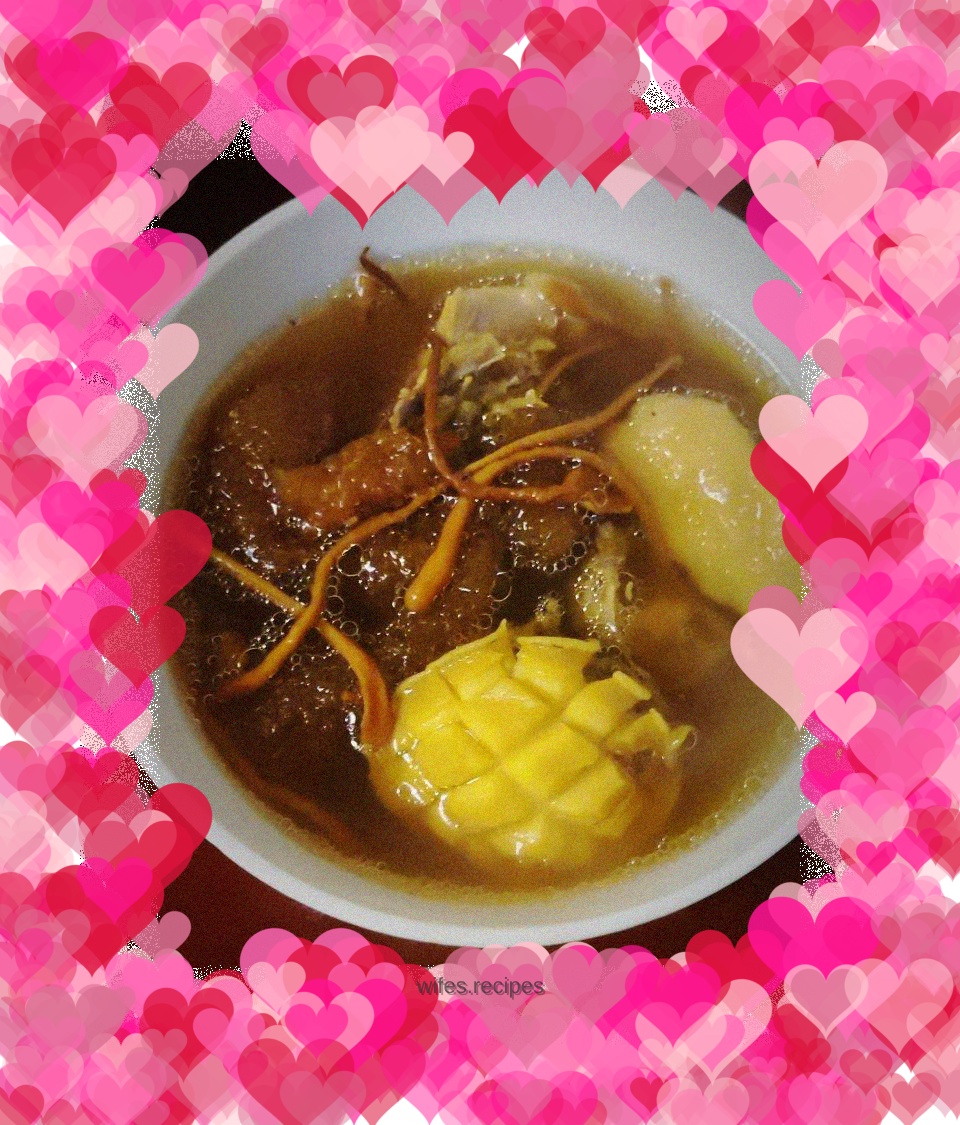 Cordyceps flower, bamboo fungus, abalone and chicken soup