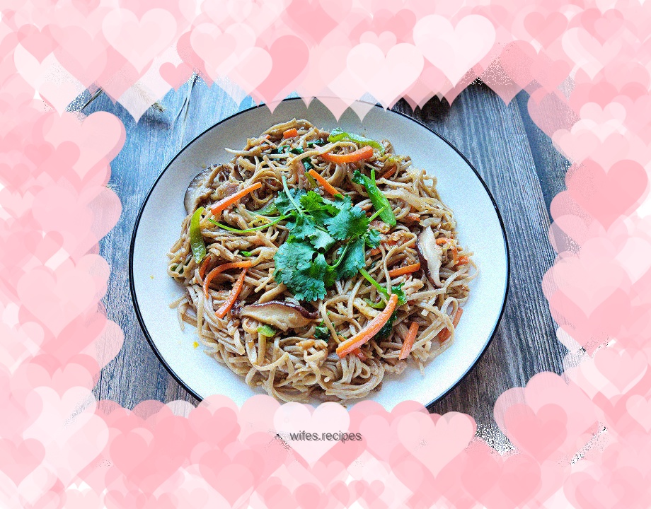 Home-style fried soba noodles