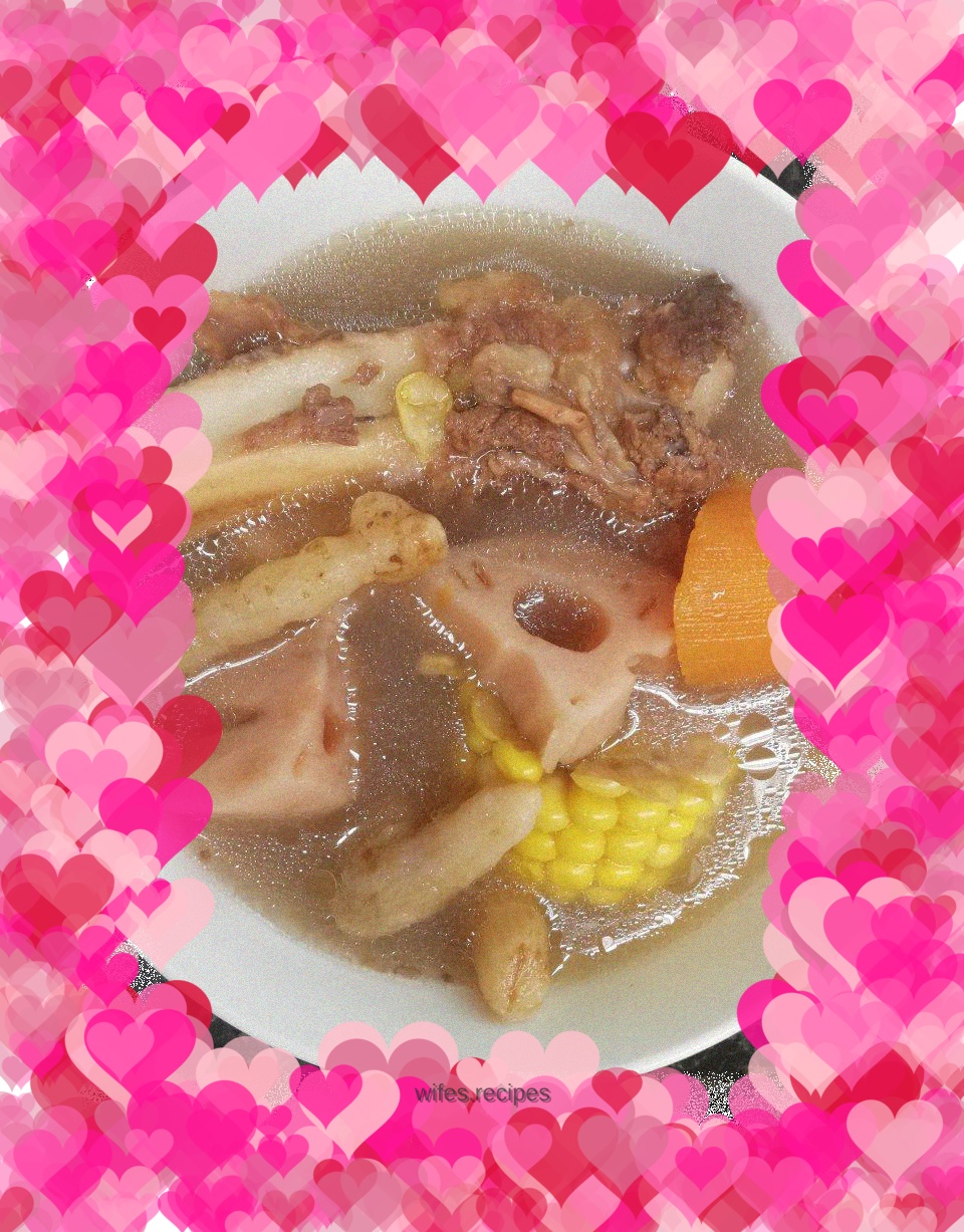 Lotus root beef bone soup