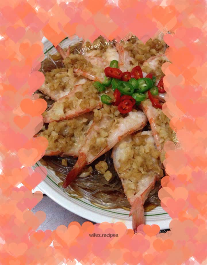 【Hibiscus Shrimp】-------- "Steamed" delicious!