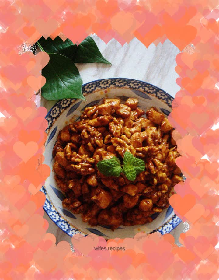 Sautéed Chicken with Peach Kernels
