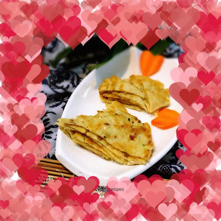 Mutton and tofu egg pancake