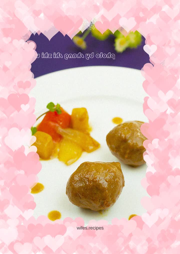 Curry meatballs