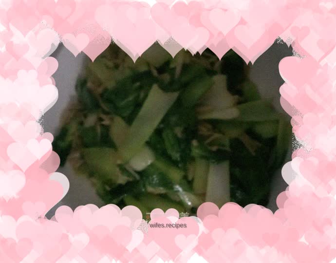 Stir-fried vegetables with enoki mushrooms