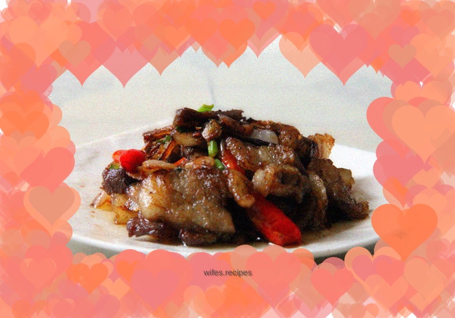 Twice-cooked pork (simple version)