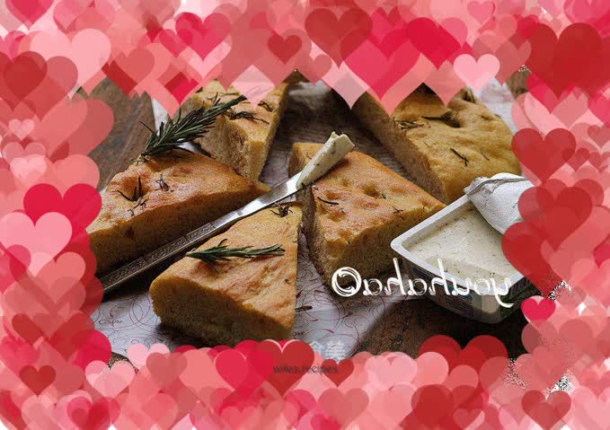 Rosemary Whole Wheat Focaccia