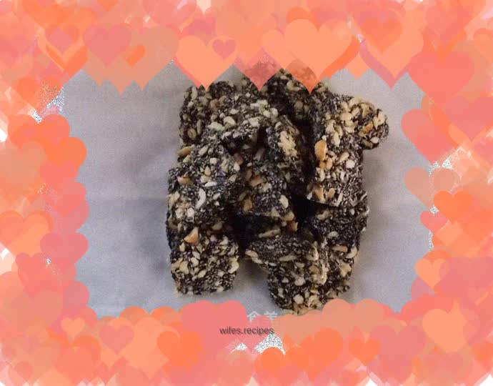Black sesame peanut candy