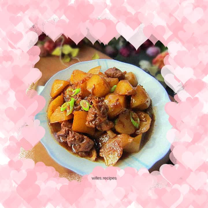 Duck Leg Beer Braised Potatoes