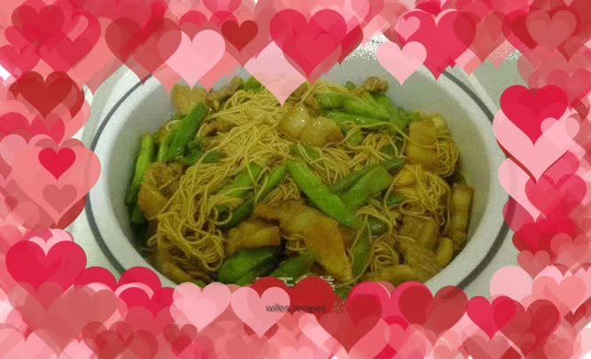 Steamed Bean Noodles-----You can enjoy the delicious taste of rice, vegetables and meat by making it once