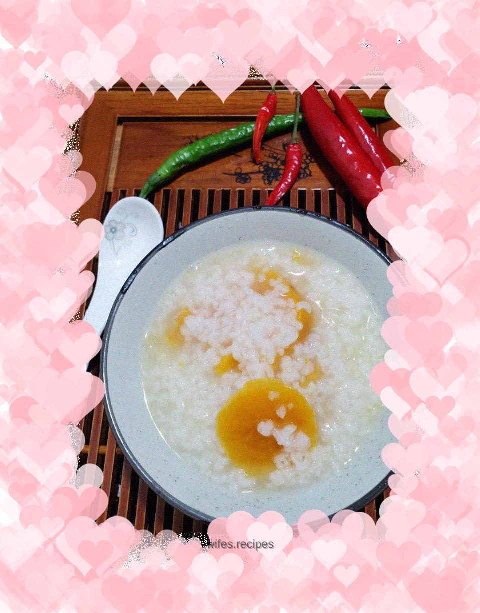 Sweet potato rice porridge