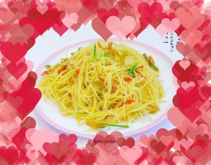 Hot and sour potato shreds