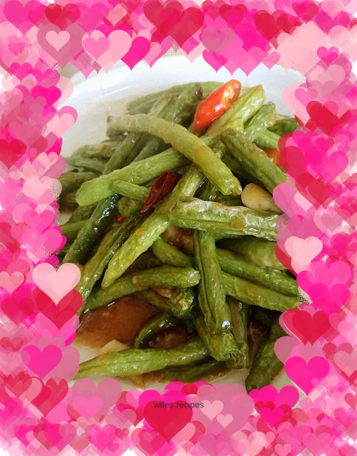 Quick stir-fry ~ roasted beans