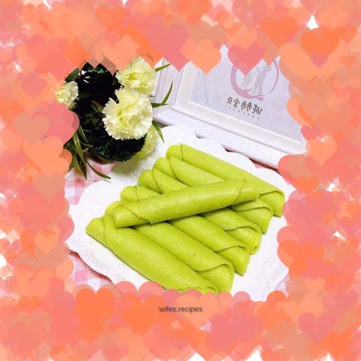 Baby food supplement, avocado egg roll