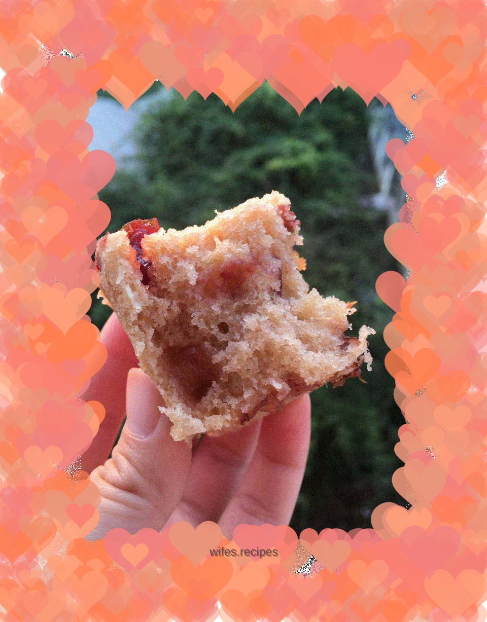 Cranberry brown sugar steamed cake