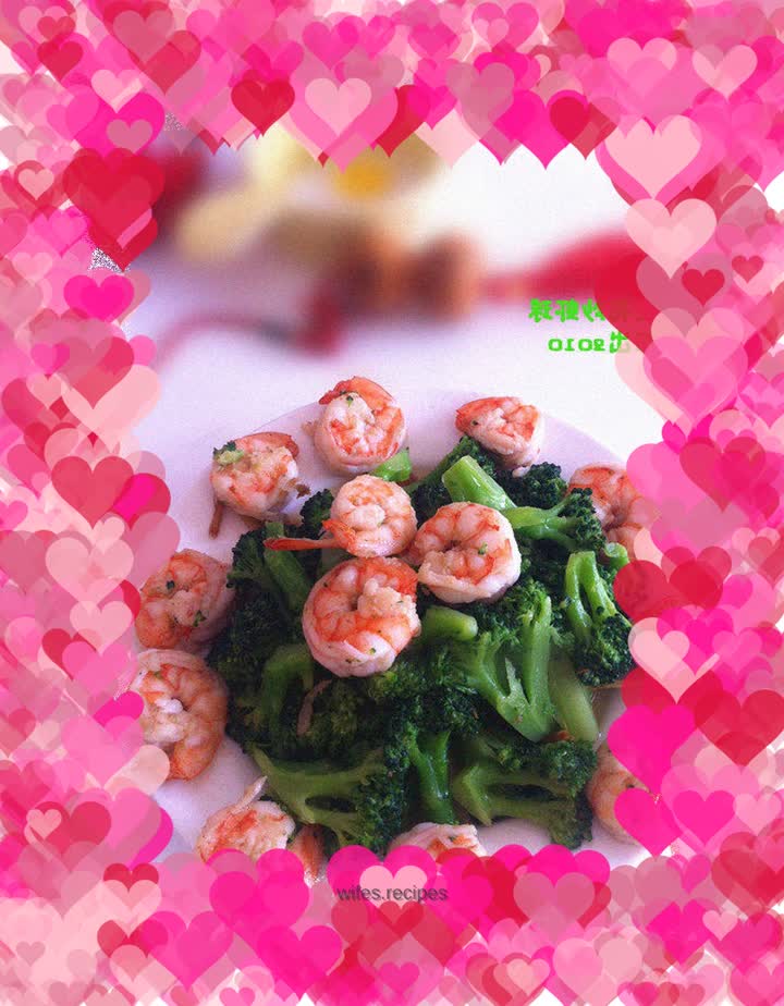 【Fried shrimp balls with broccoli】