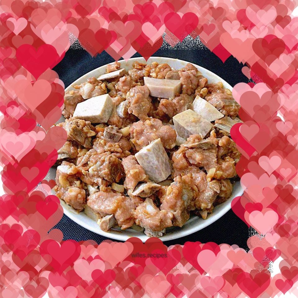 Steamed Pork Ribs with Taro
