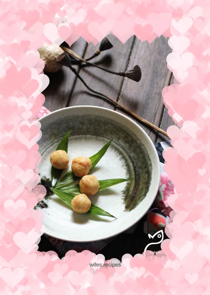 Vegetarian crab meatballs