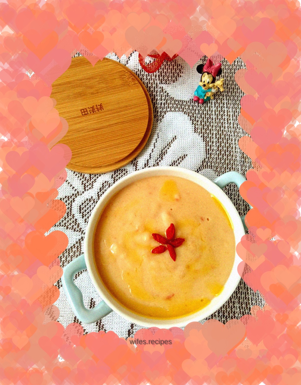Tomato, Wolfberry and Corn Soup