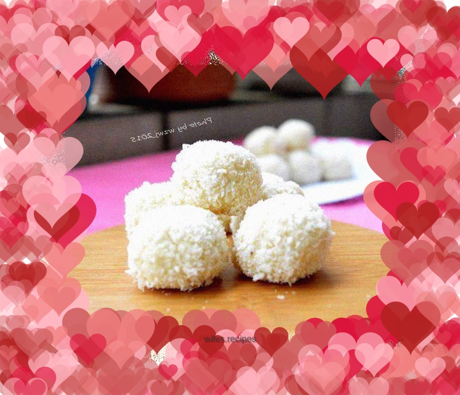 Egg white coconut balls
