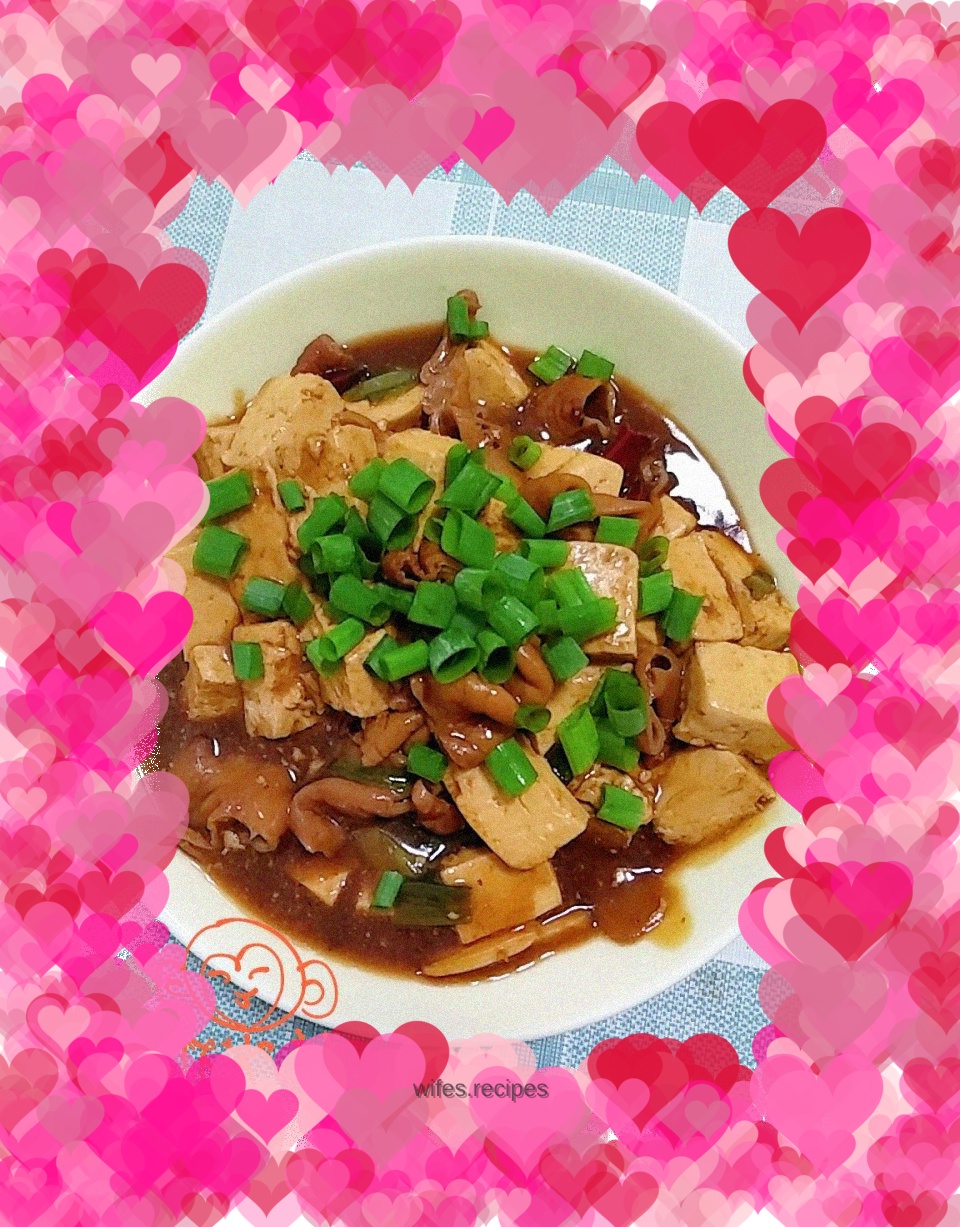 Sautéed Tofu with Fat Sausage