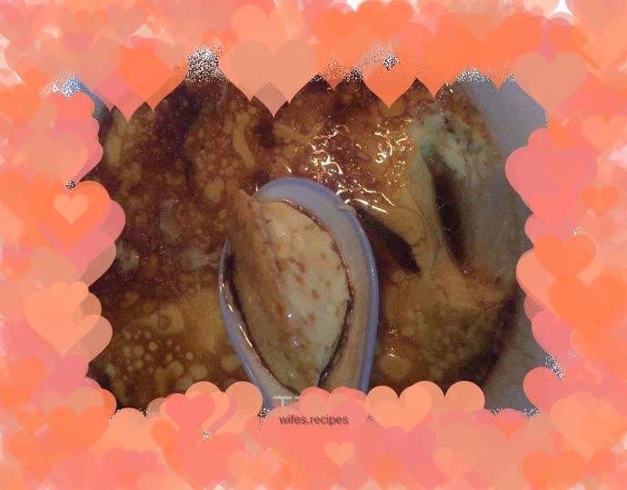 Tender stewed eggs