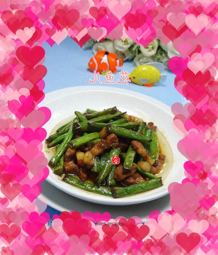 Stir-fried Pork and Plum Beans