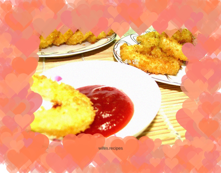 Crispy on the outside and tender on the inside, fried squid rings