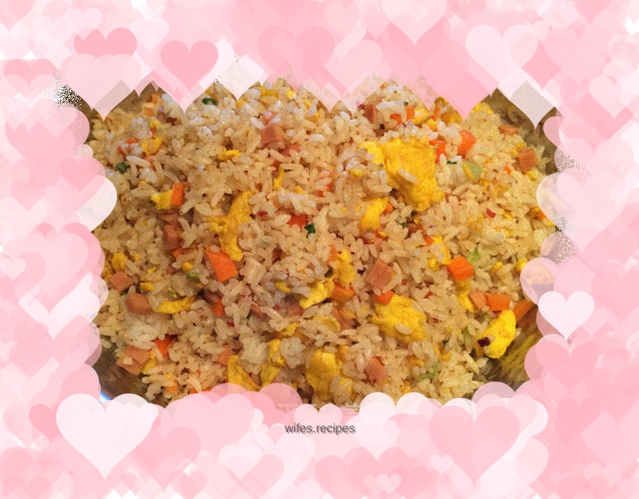 Japanese fried rice ingredients