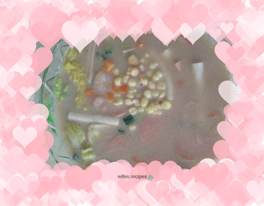 Braised cabbage with milk tea