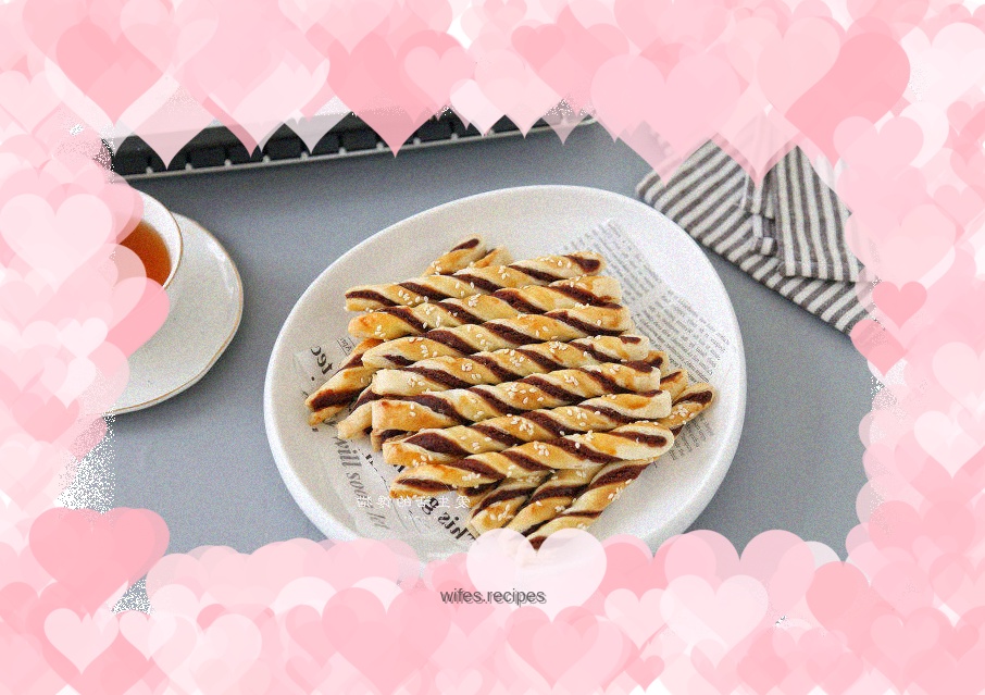 Bean paste stick cake