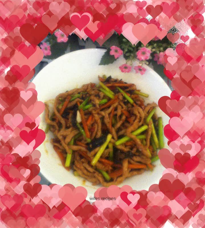 Fish-flavored shredded pork