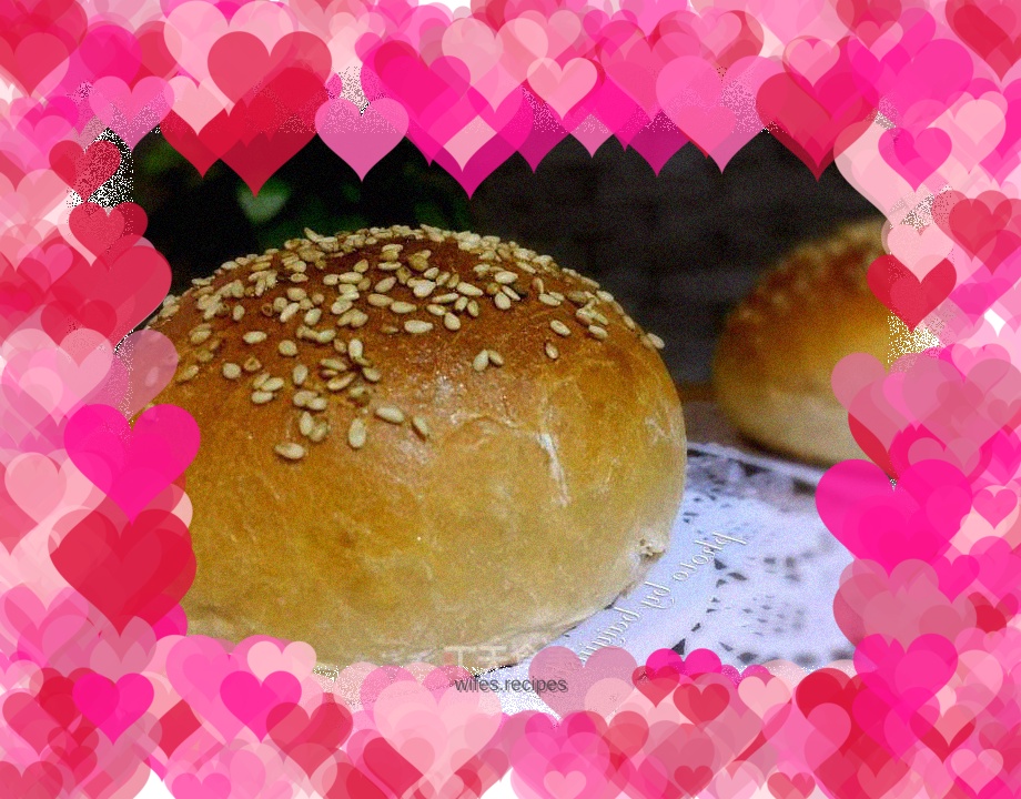 Purple potato burger buns