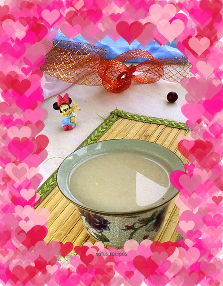 Lily barley and mung bean milk