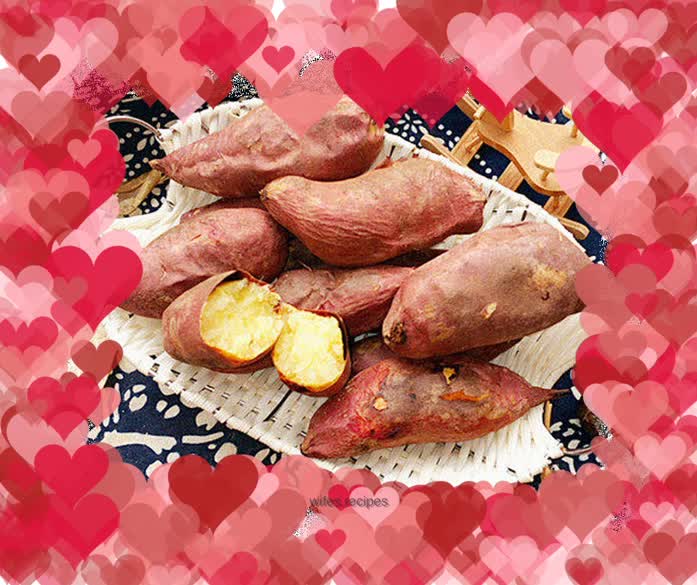 Roasted sweet potatoes