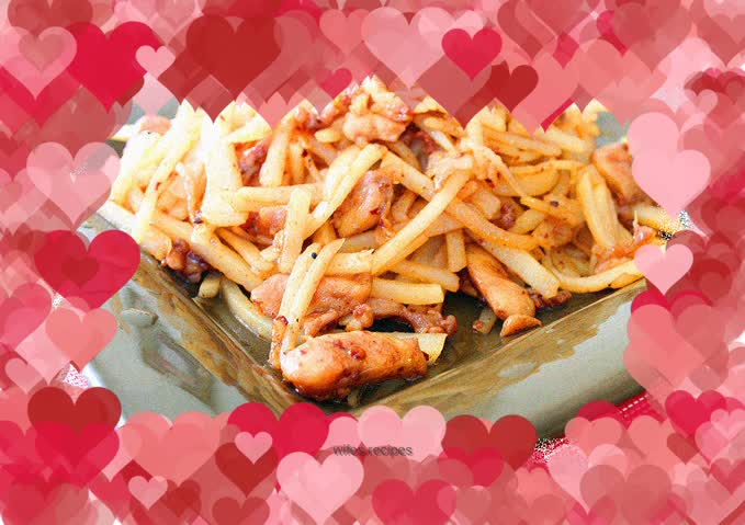 Spicy Potato Shredded Chicken