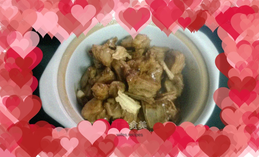 Braised lamb ribs, winter lamb is best