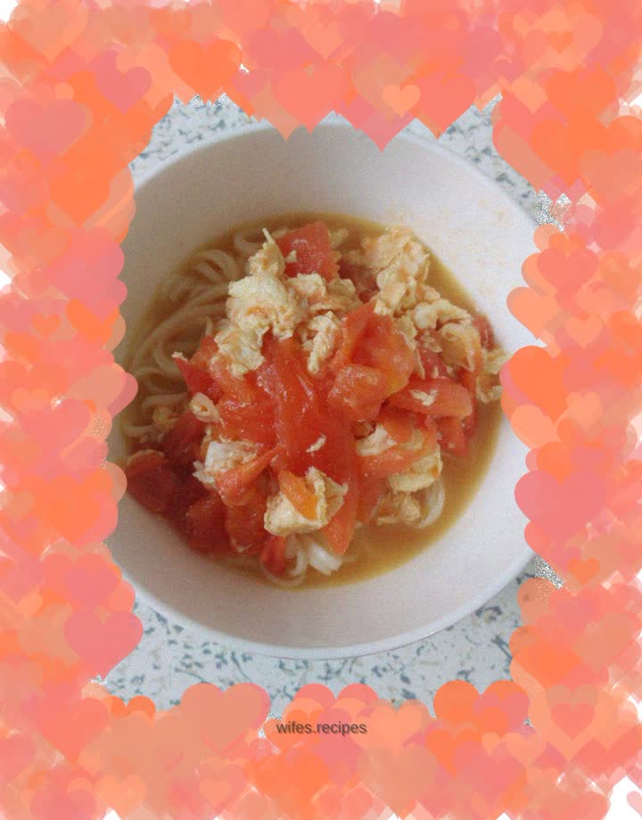 Tomato and egg noodles