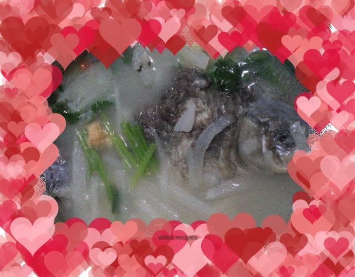Radish and crucian carp soup