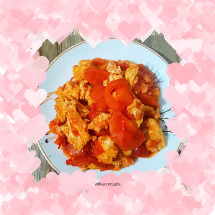 Tomato scrambled eggs