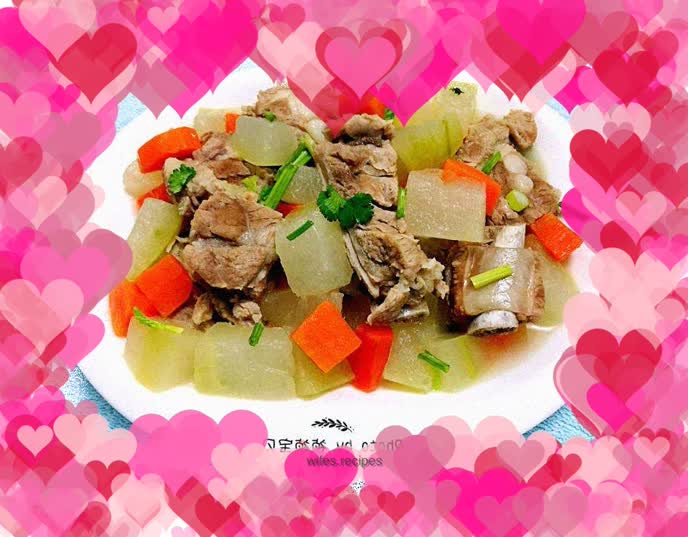 Pork Ribs Stewed with Seasonal Vegetables