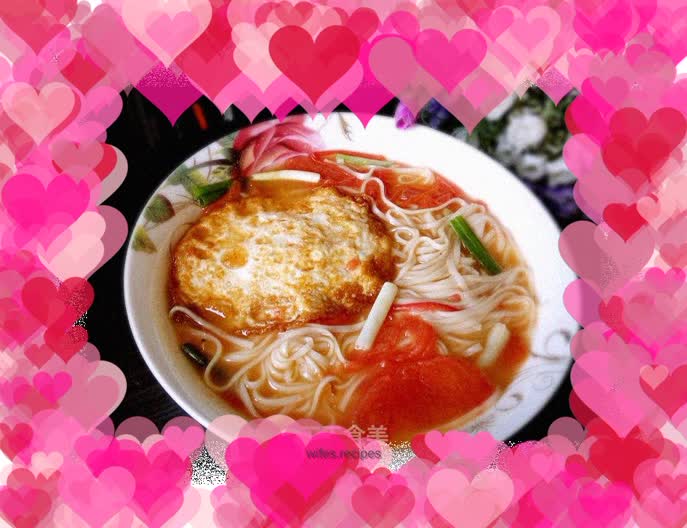 【My breakfast】Tomato and egg noodles