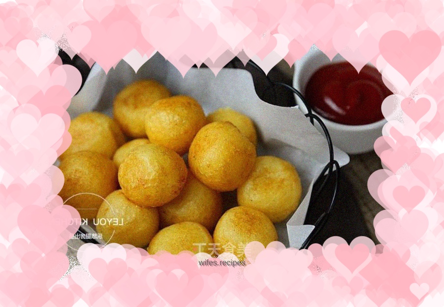 Fried baby potatoes